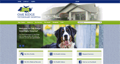 Desktop Screenshot of oakridgevets.com